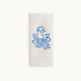 0ctavia Blue Linen Napkin