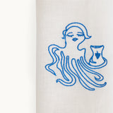 0ctavia Blue Linen Napkin