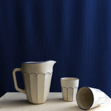 FineLine Pitcher Blue on White