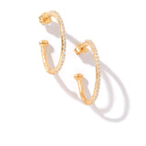 Hoops Yellow Earrings