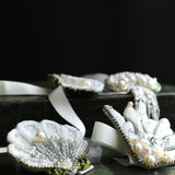 L’Écume Blanche Napkin Rings Set